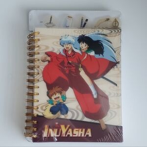 InuYasha Tab Journal 150 Sheets New Spiral Anime Multicolor Notebook *READ*